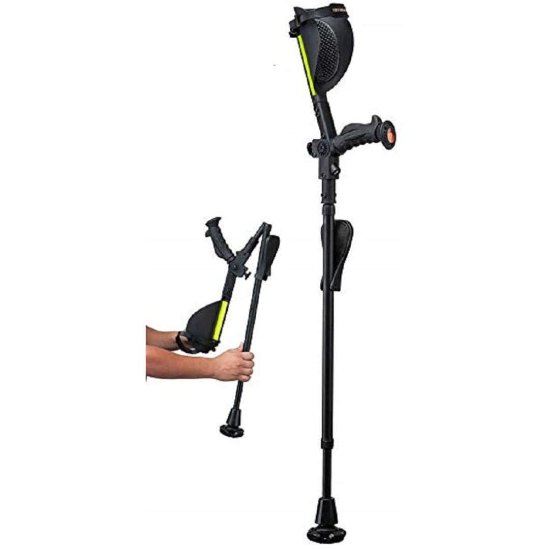 ErgoActives Ergobaum 7G Perfect Folding Cane with Forearm Support - Senior.com Canes